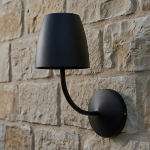 Forlight Eclipta II aplique negro con luz led blanco cálido 3000K