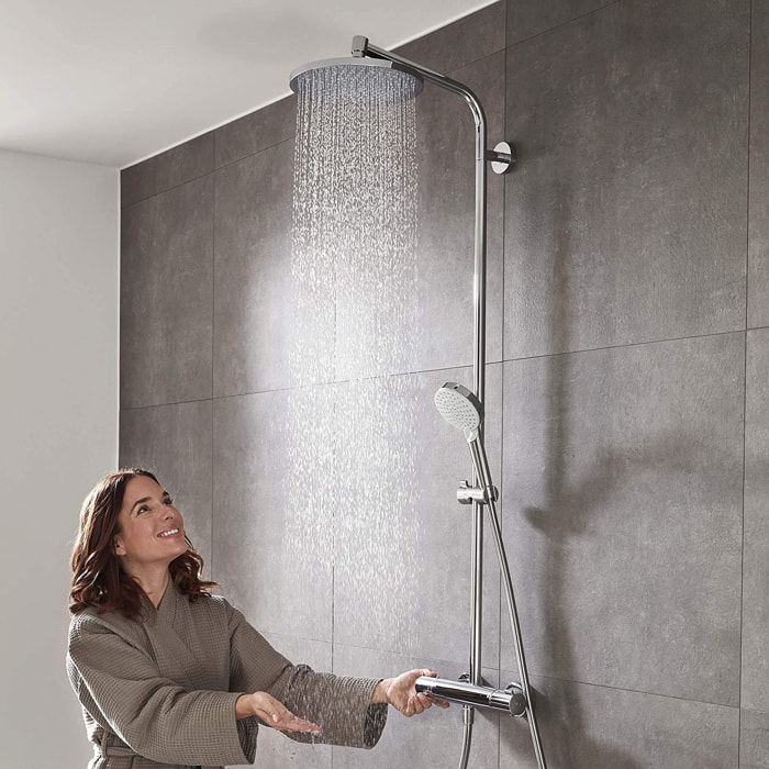Colonne de douche 240 mitigeur mécanique chromé Crometta S