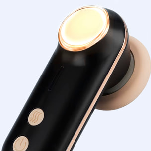 Masajeador electrónico, para el cuidado facial, ojos y cabeza. Con placa de calor de 3 niveles. 3 niveles de vibración.
