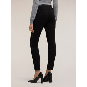 Motivi - Pantaloni skinny in punto milano - Nero