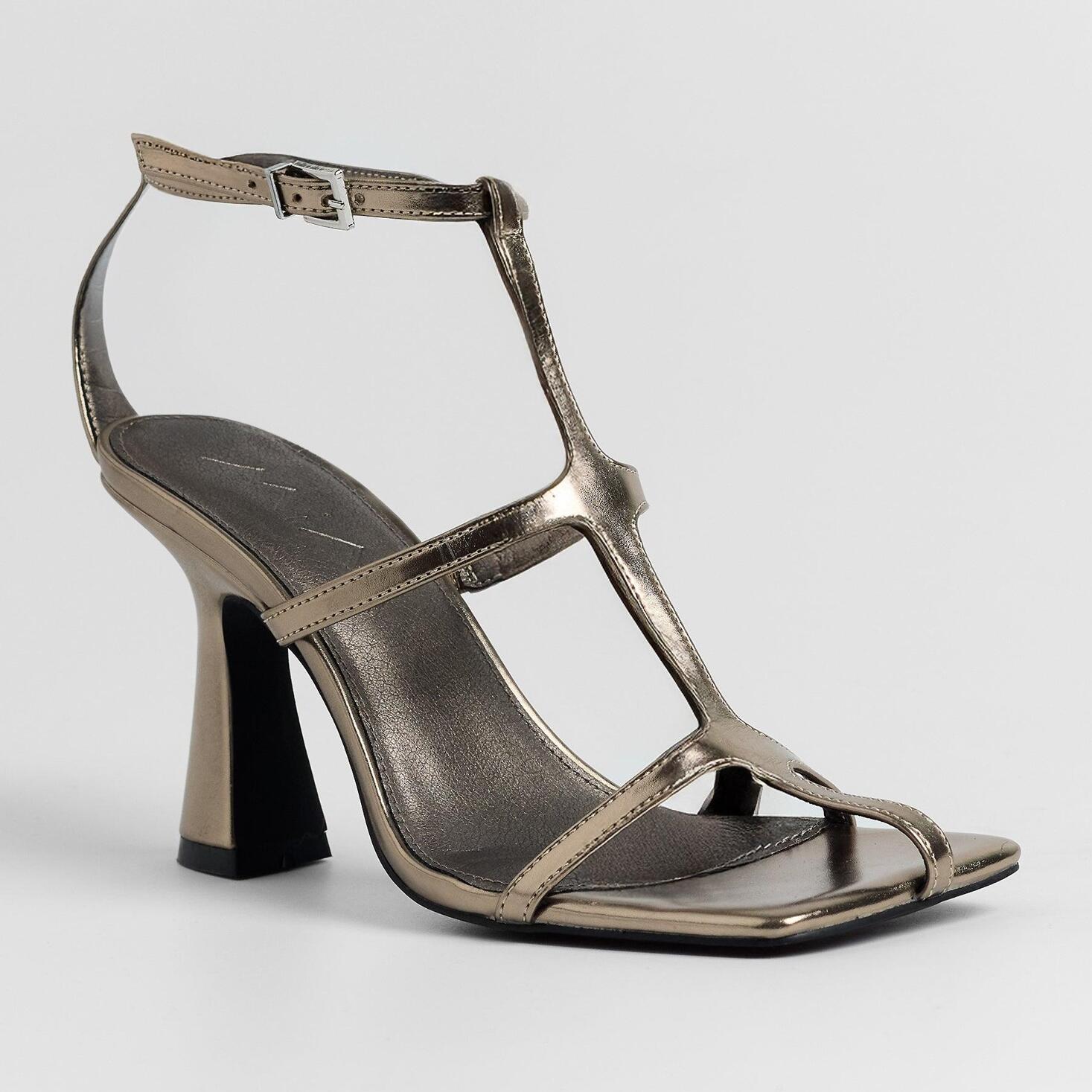 Sandalias de tacón - Anne Metalizado - 10 cm