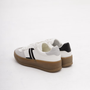 SNEAKERS PLATFORM CHOCOLA' BIANCO