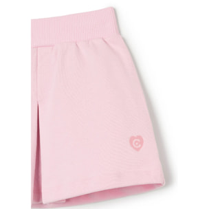 Gonna elasticizzata in peluche da bambina