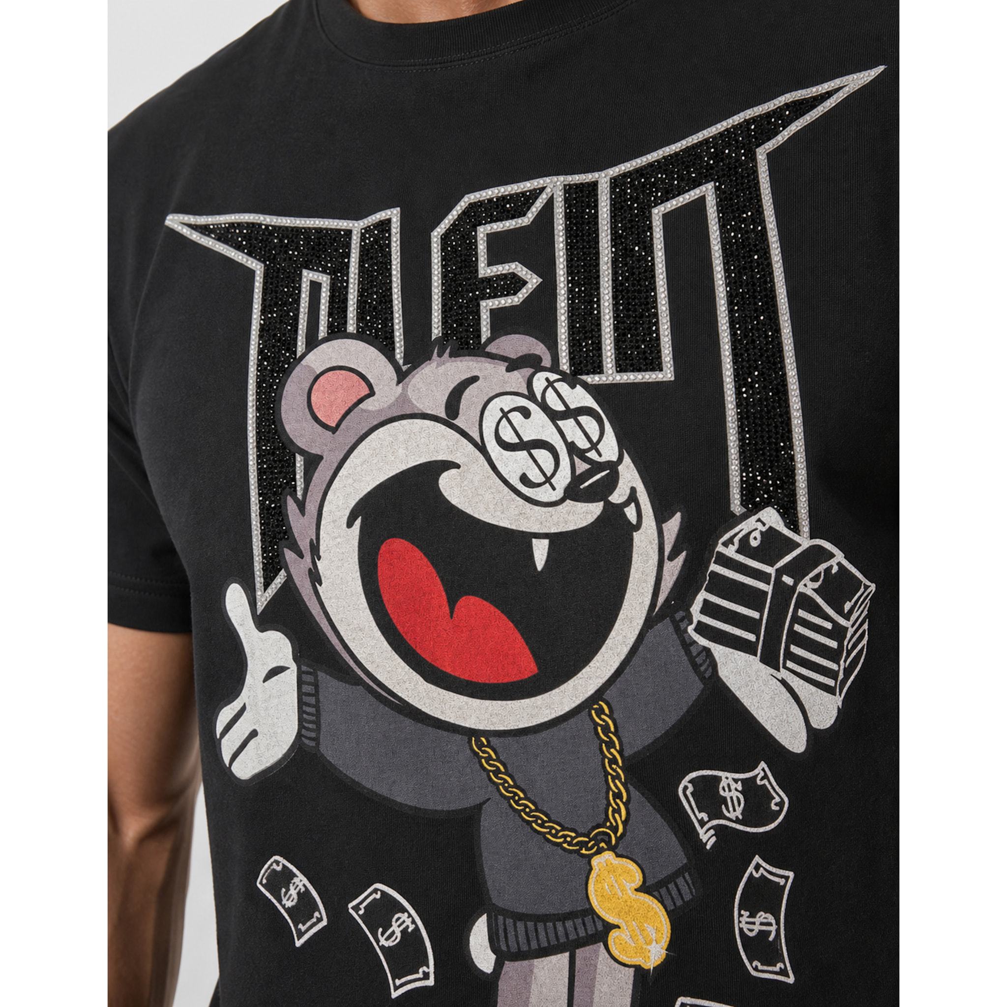PHILIPP PLEIN T-shirt girocollo a maniche corte MONEY