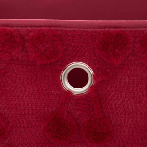 Panier de rangement Fraci 30x30cm Rouge Motifs Cerises
