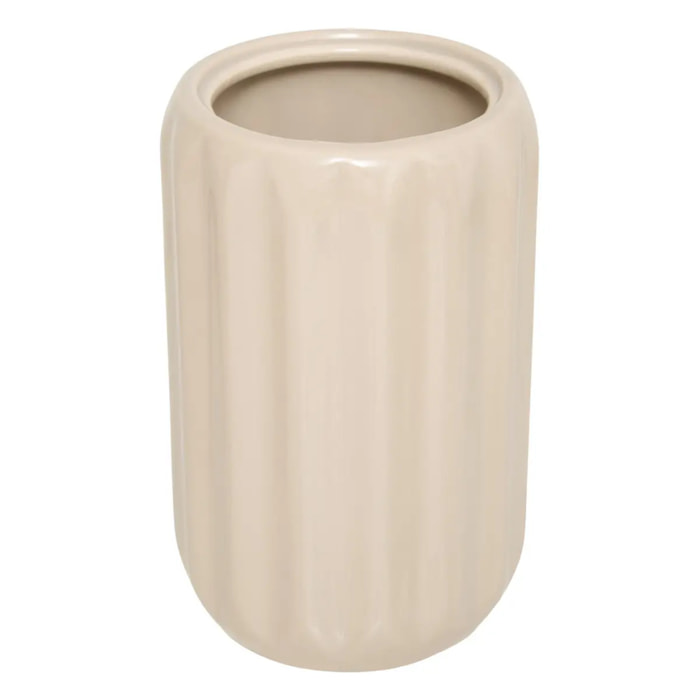 Brosse WC Colorama en céramique H.40cm beige