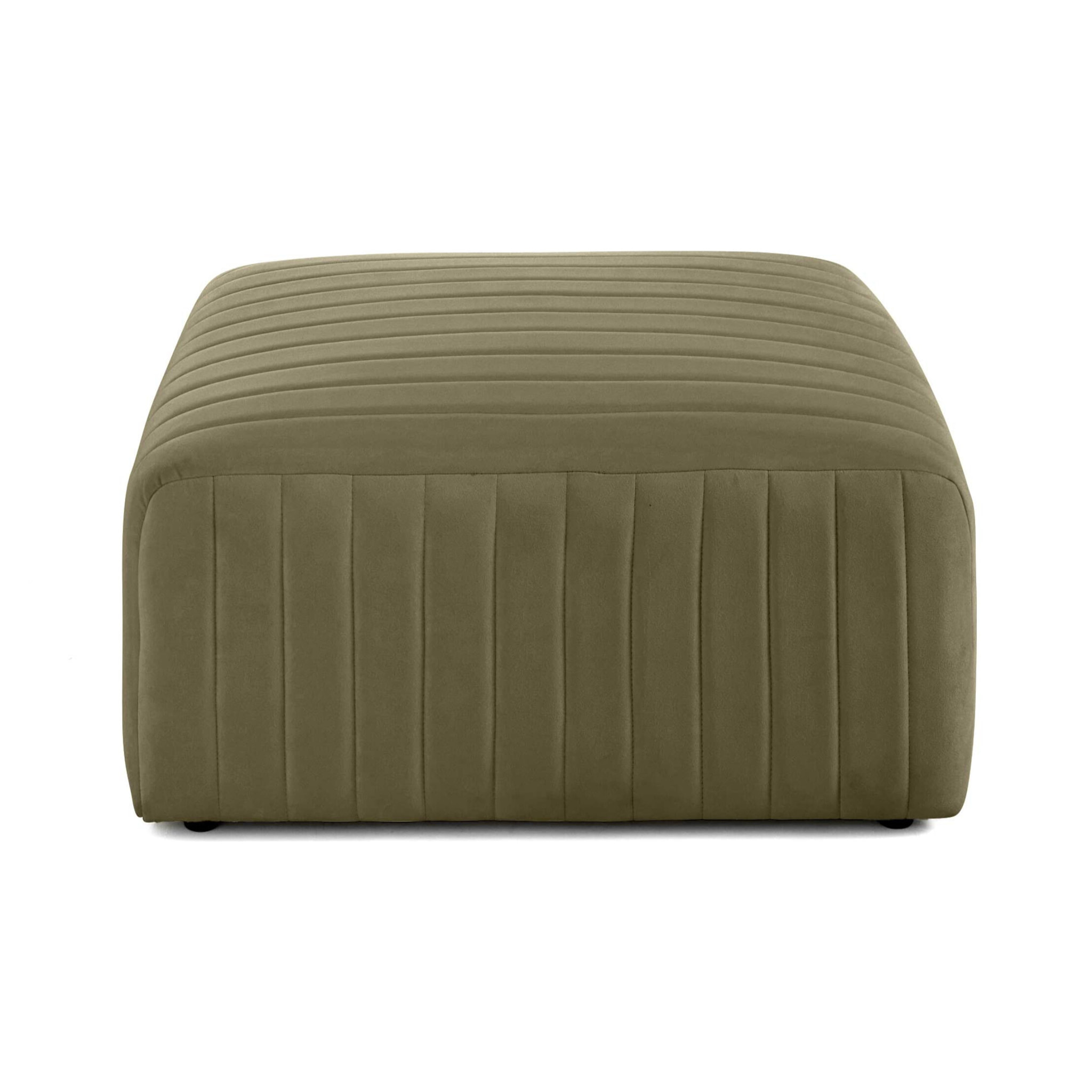 Nova - pouf modulable - en velours - Vert