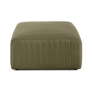 Nova - pouf modulable - en velours - Vert