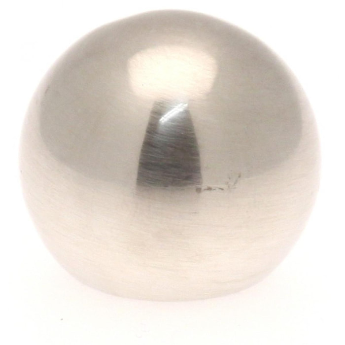 Paire Embouts Boule pour barre ø 20mm - Chrome Mat