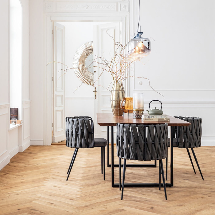 Table Symphony acacia noire Kare Design