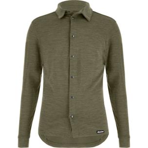 Gravel - Camisa Técnica - Verde Militar - Hombre