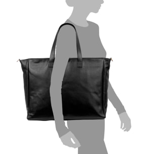 Balsorano bolso shopper mujer oversize. Piel auténtica Dollaro.