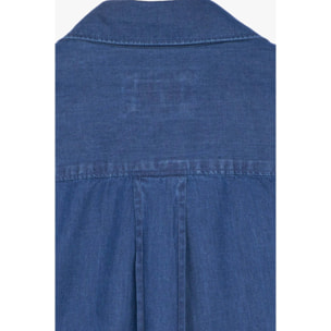 Camici Uomo Kent Jeans Unito Blu
