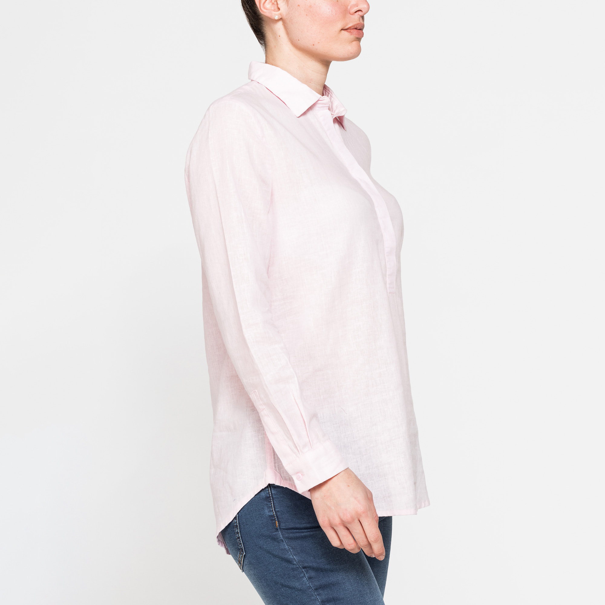 CAMICIA MODELLO SERAFINO IN TESSUTO LINO COTONE