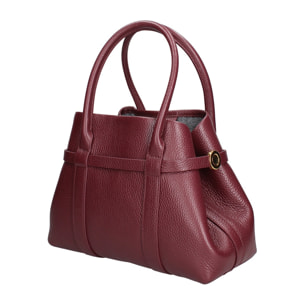 Borsa a mano da donna Made in Italy - Modello Valoria Nova - 100% pelle - 28.0 x 20.0 x 13.0 cm