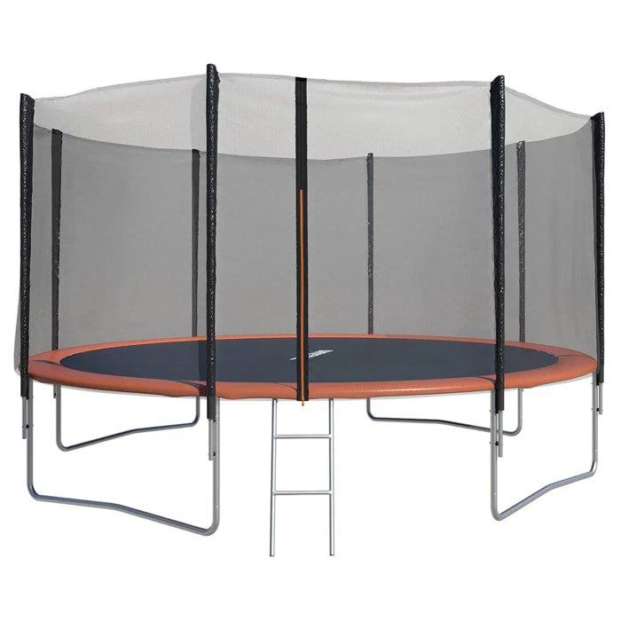 Trampoline Diam 4,27 m avec filet de sécurité et échelle