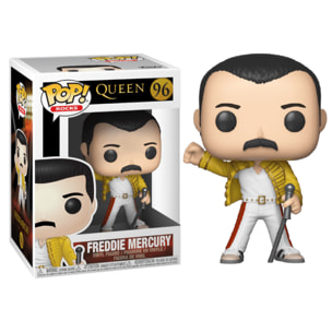 Queen Funko POP Musica Vinile Figura Freddie Mercury Wembley 1986 9 cm