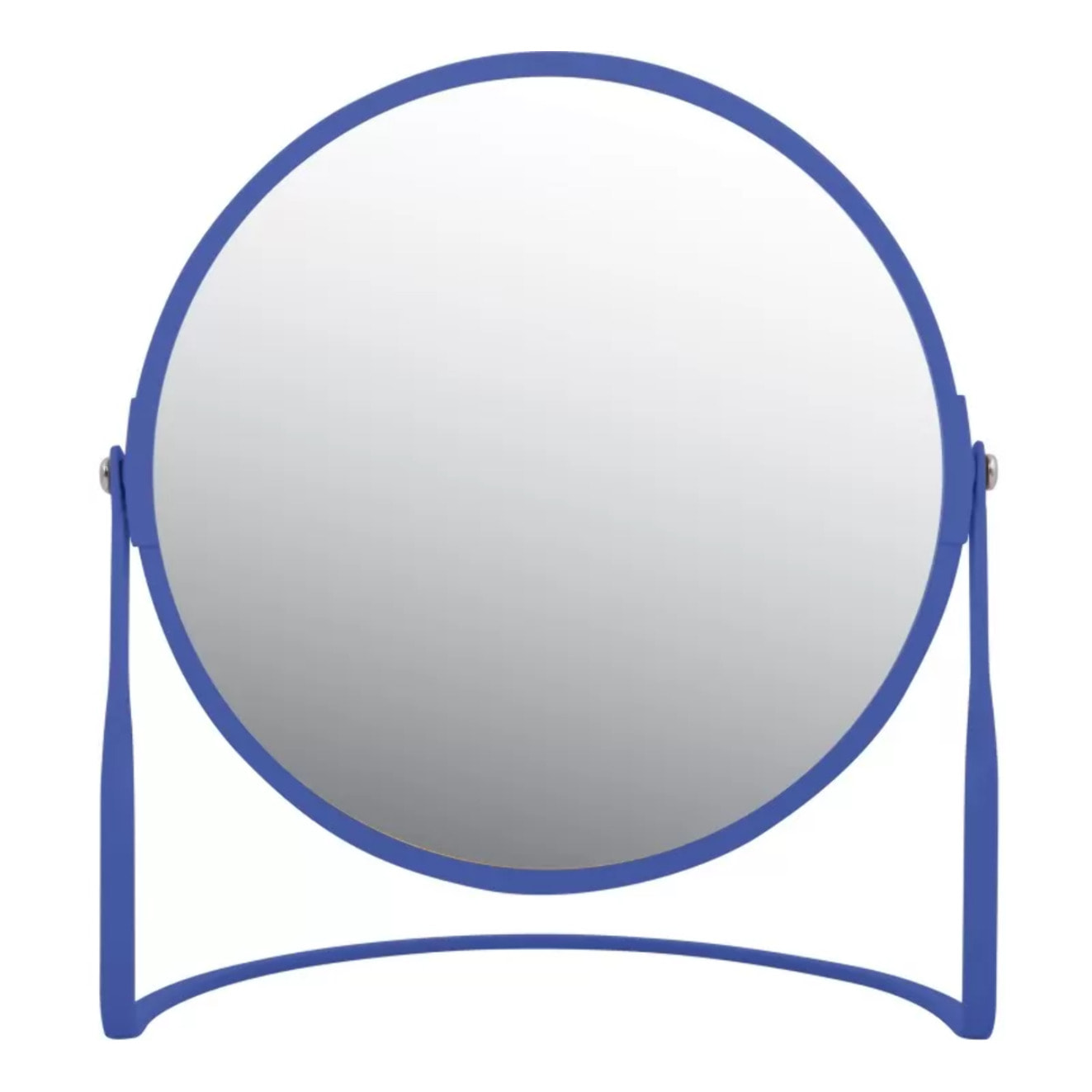 Miroir grossissant sur pied Acier AKIRA Bleu roi Spirella