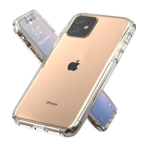 Coque compatible avec iPhone 11 360° intégrale protection avant arrière silicone transparente