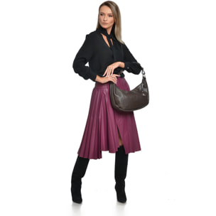 Borsa a tracolla Anna Luchini Marrone