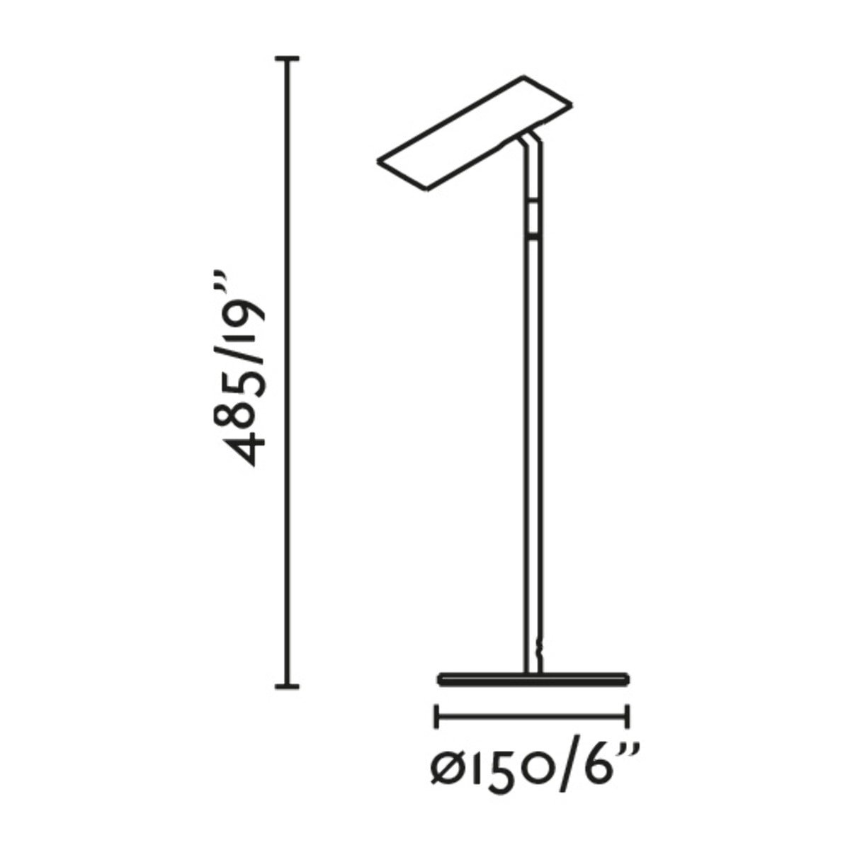 LEO Lampe de table noir