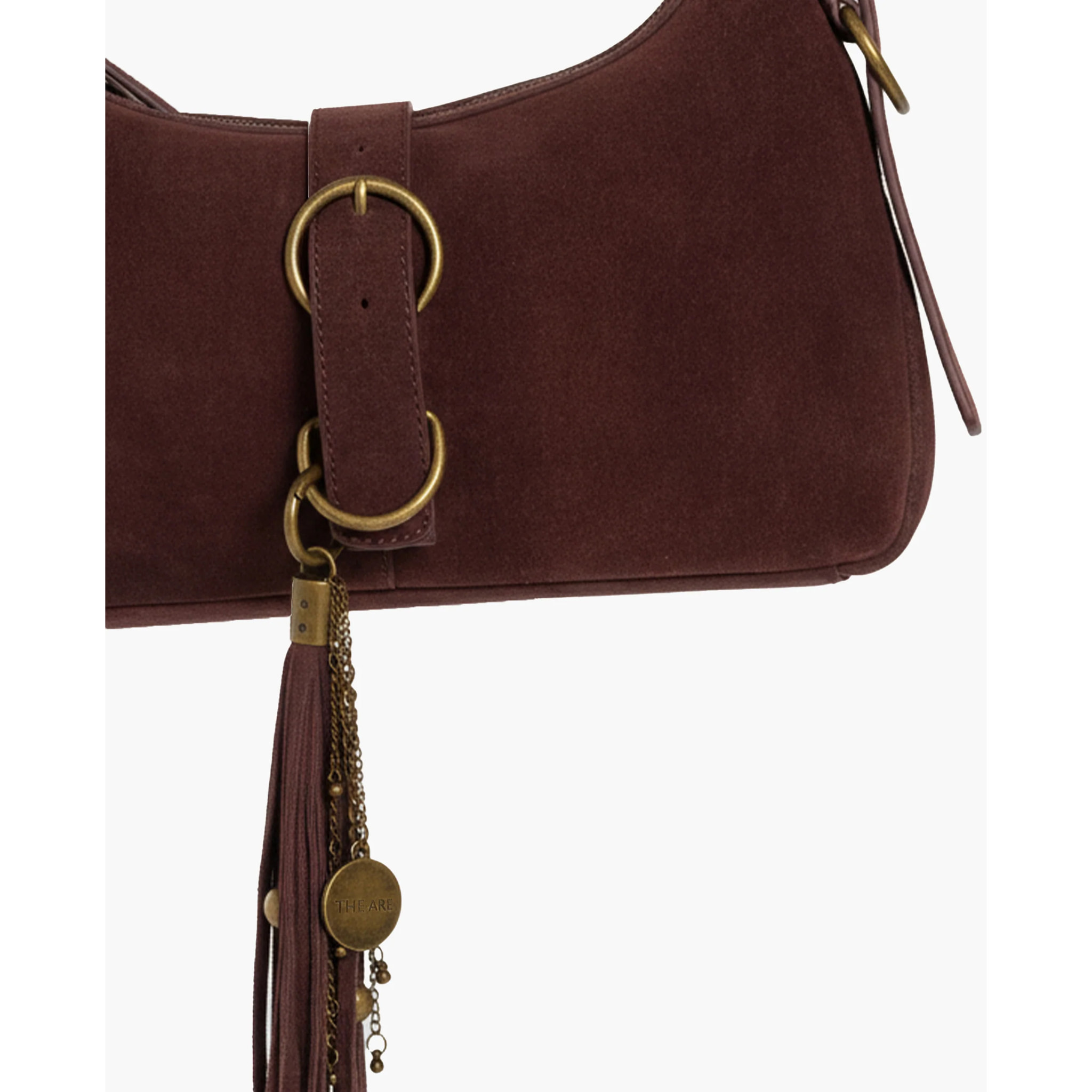 Bolso hobo de piel con asa fija