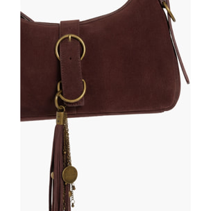 Bolso hobo de piel con asa fija