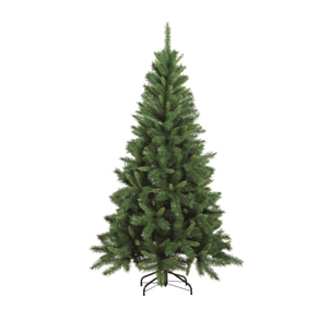 Albero di Natale 240 cm Sugarplum, Pino artificiale, Albero effetto reale, Alberello natalizio extra folto, 120x120 h240 cm, Verde