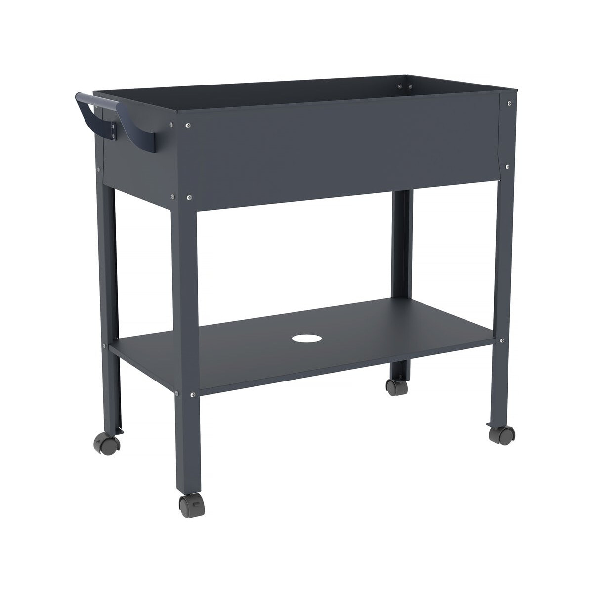 Table de rempotage "Hibiscus" - 82 x 43 x 83 cm - Anthracite