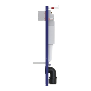 Pack WC bâti-support ECO 2L Swiss Aqua Technologies + WC suspendu Roca avec abattant SoftClose + plaque or (STEROGAWR06-FR)