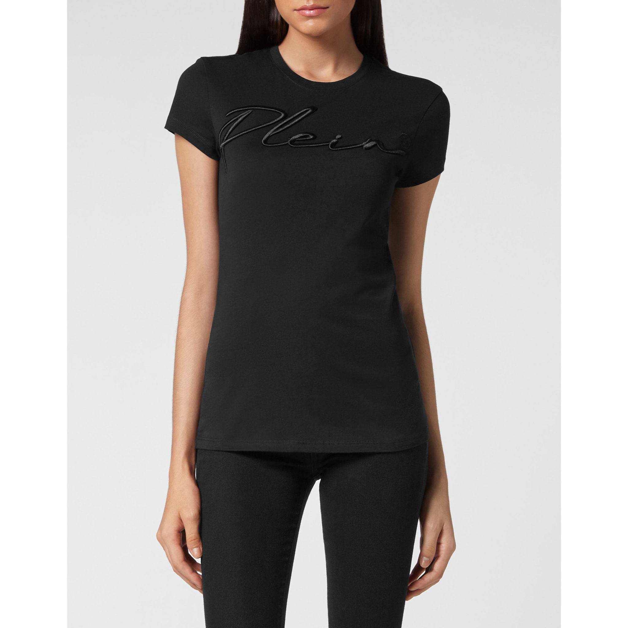 PHILIPP PLEIN T-Shirt Round Neck SIGNATURE
