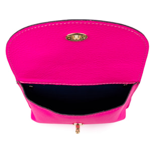 Aquilonia borsa a mano donna. Pelle autentica finitura Dollaro.