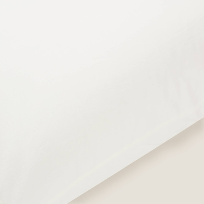 Funda almohada líneas Sole color blanco