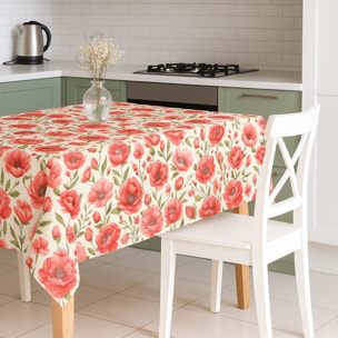 CASSESE HOME Tovaglia in PVC Breccia Con Bordino – Antimacchia, Pratica e Decorativa Made in Italy_Dec.G