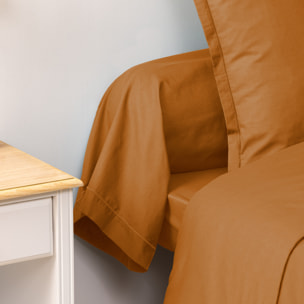 Taie de traversin "Carina" 85x185cm jaune cumin