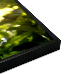 Affiche encadrée pierres zen et nature Affiche + cadre en métal - Noir