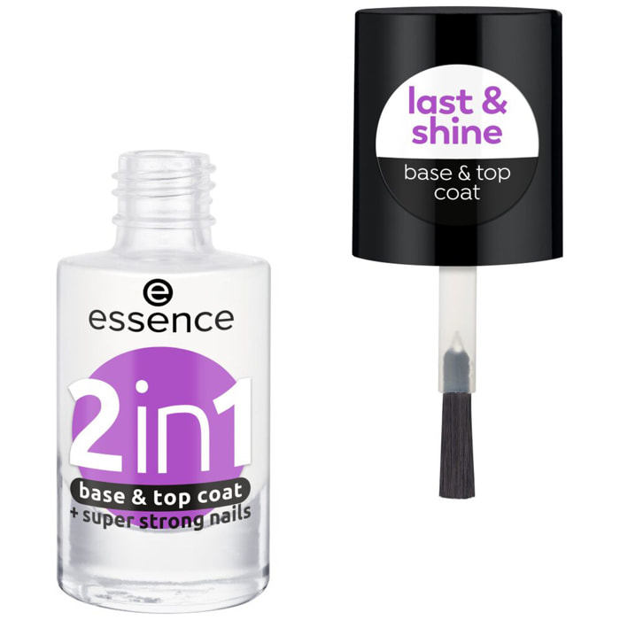 2 In 1 Base & Top Coat - Base pour Ongles 2-en-1
