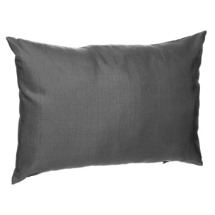 Coussin déco d'extérieur "Korai" ardoise 30x50cm en polyester