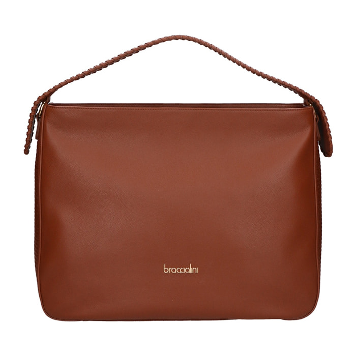 Borsa a spalla da donna - Modello Liora Pro - 100% pelle - 38.5 x 33.0 x 15.0 cm