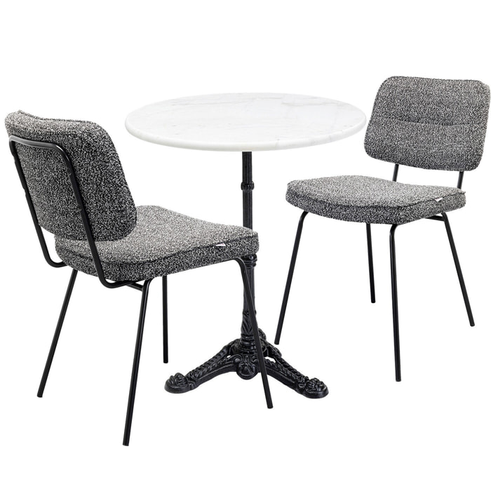 Ensemble table et 2 chaises Bistrot Orelie Kare Design