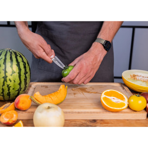 Cuchillo mondador martillado | acero 440C | L: 9 cm