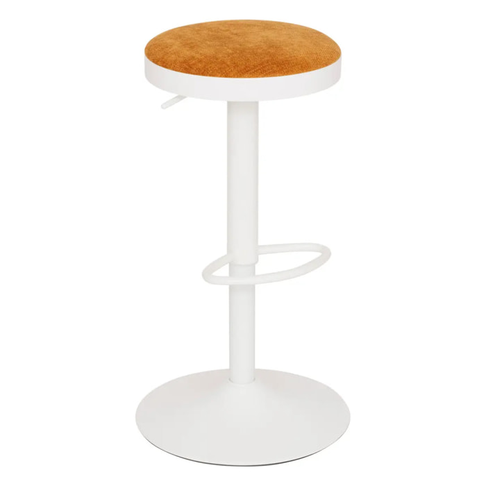 Lot de 2 tabourets de bar Ilsa ocre