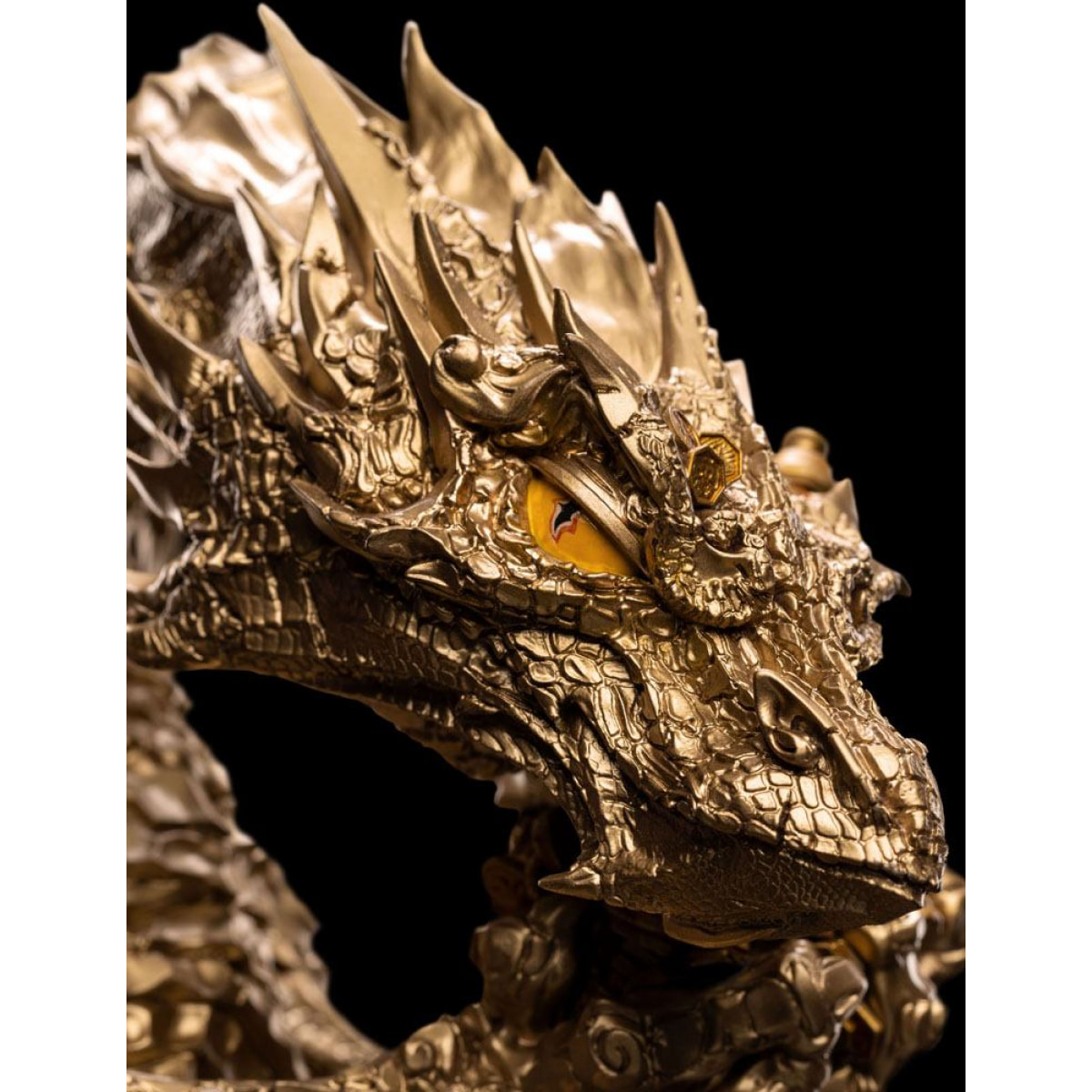 Lo Hobbit Mini Epics Vinile Figura Smaug The Golden (edizione Limitata) 29 Cm Weta Workshop