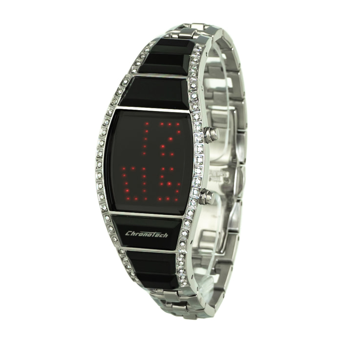 Reloj Chronotech CT7122LS-03M Mujer Digital Cuarzo con Correa de Acero