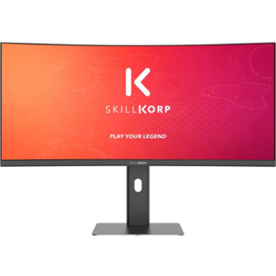 Ecran PC Gamer SKILLKORP M34 PROGRESS 34" Incurvé 1500R UWQHD 180Hz Fast VA HDMI 2.1 AMD FreeSync