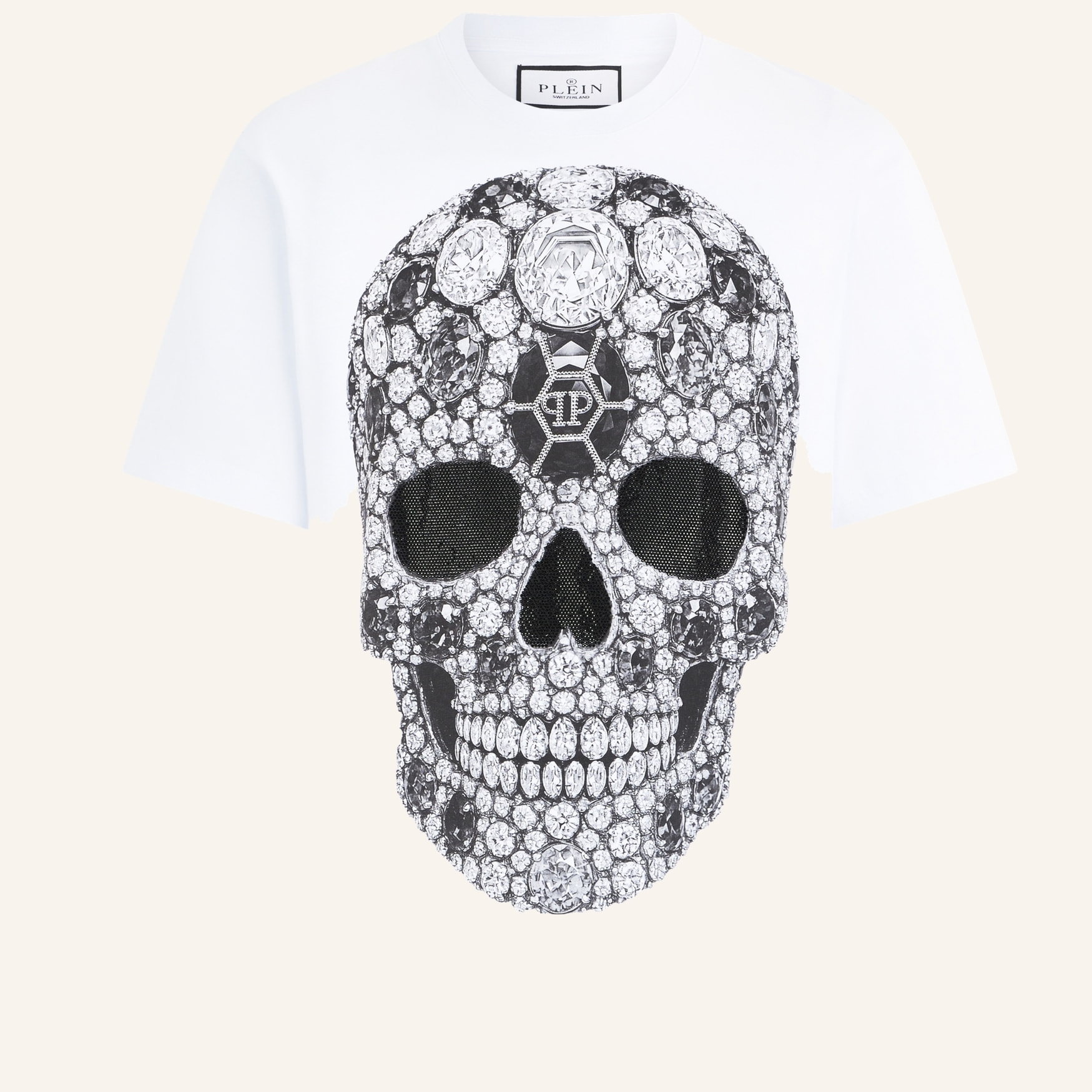 PHILIPP PLEIN Camiseta Cuello Redondo Ss SKULL
