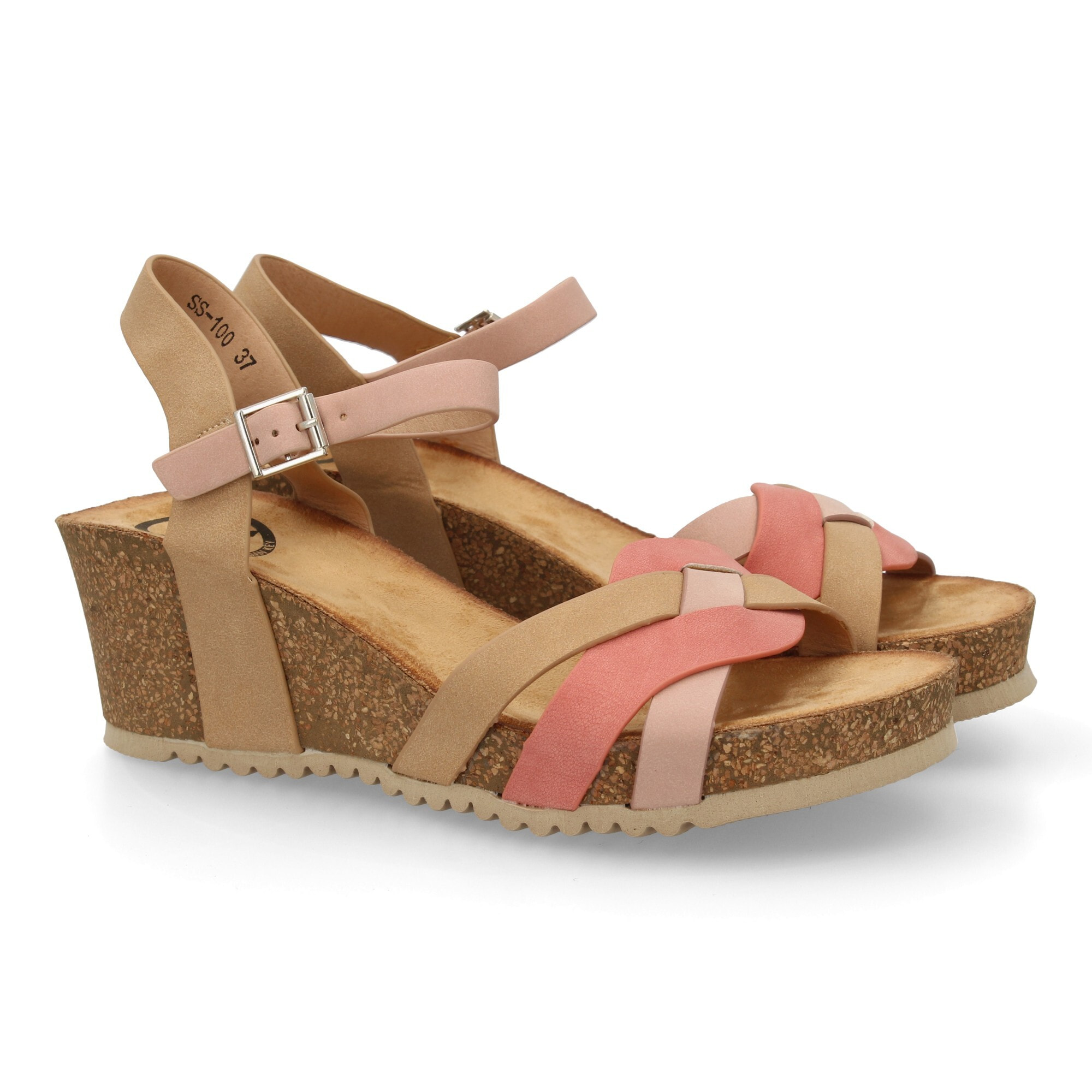 Sandalia cuña bio mujer cómoda verano