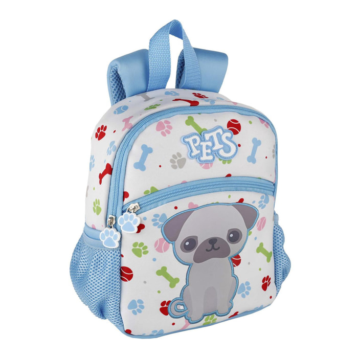 Zaino Bulldog per animali domestici. Neoprene morbido e liscio.