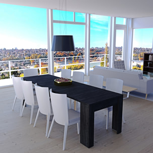 Tavolo Consolle Allungabile Oslo Fino A 2.37 Metri Tavolo 10 Posti Salvaspazio Design Moderno Elegante Consolle Casa Ufficio 78x51x90 cm Wengé