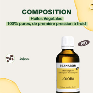 Pranarom - Huile Végétale de Jojoba - Bio - 50 ml